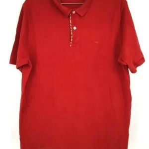 Burberry red Polo